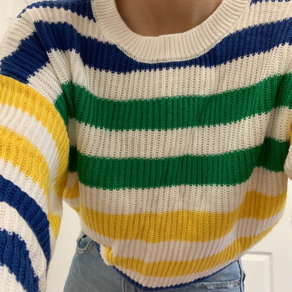 BNWT colorblock sweater